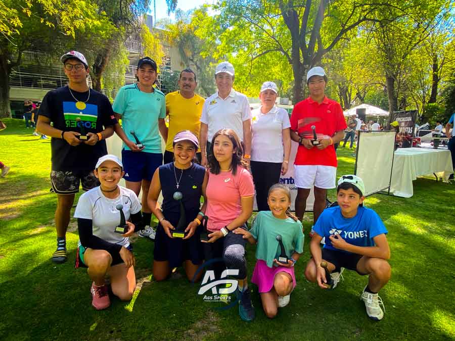 Sobresaliente actuación de tenistas del Club Pulgas Pandas en el Regional de tenis Infantil y Juvenil de la FMT, sumando 8 trofeos