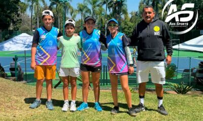 Aguascalientes clasifico a los Juegos Nacionales CONADE 2024 de Tenis en la categoría de 14 años y menores