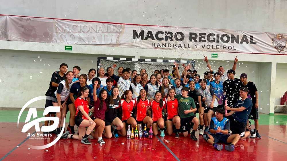 Aguascalientes dominó el Handball en la Macro Región B rumbo a los Juegos Nacionales CONADE 2024