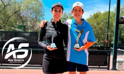 Destacan tenistas madre e hijo en torneo del Club Campestre de Aguascalientes logrando trofeos de campeón y finalista amateur.