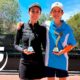 Destacan tenistas madre e hijo en torneo del Club Campestre de Aguascalientes logrando trofeos de campeón y finalista amateur.