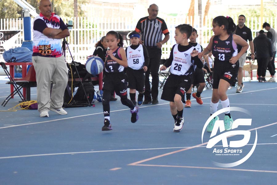 Dio inicio la actividad en el Festival Ayón de Basquetbol en Aguascalientes con los encuentros de las primeras jornadas de categorías infantiles