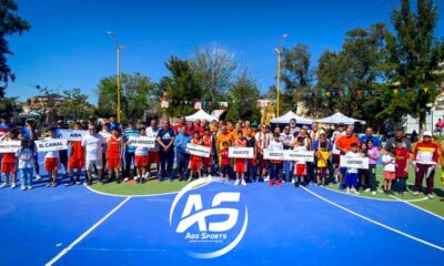 Inauguraron el XXXVII torneo de basquetbol de semana santa que organizan en la Vivienda Popular en Aguascalientes.