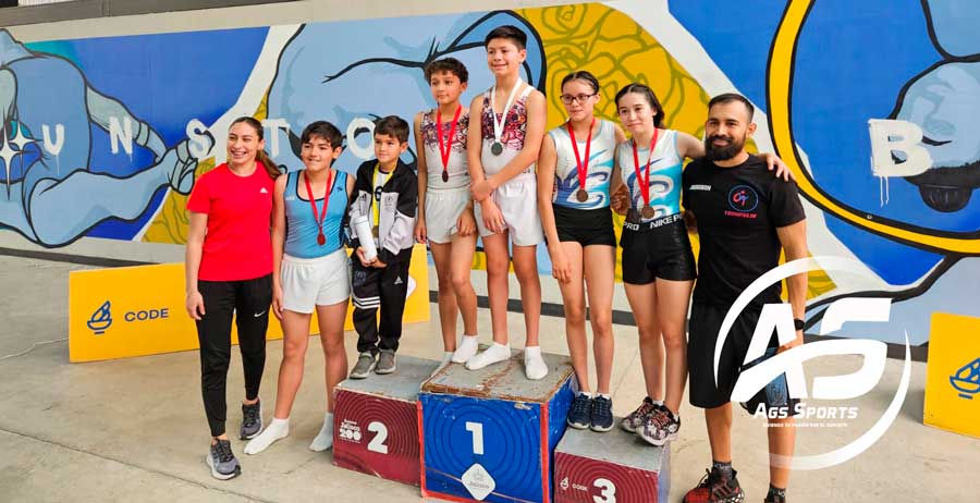 Aguascalientes brillo en la Copa Star Gym de Gimnasia de Trampolín con 18 preseas 