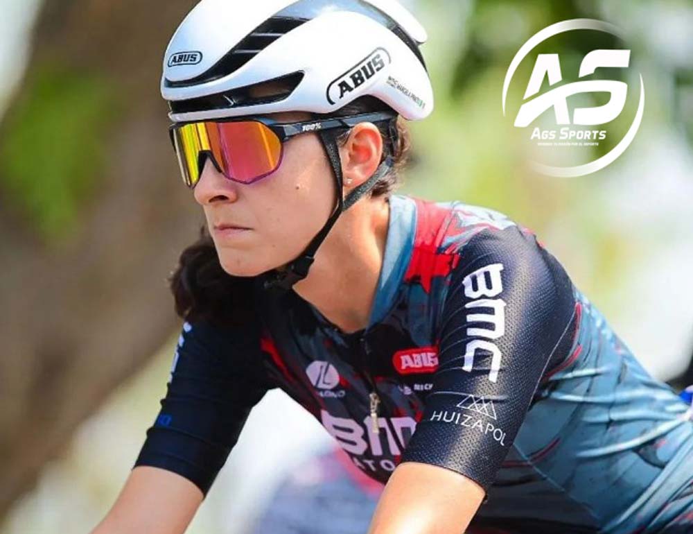 Ciclista hidrocálida Marcela Prieto termina segunda en Oaxaca sede de la Clásica Benito Juárez 2024