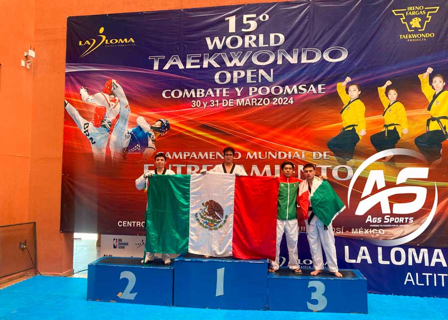 Destacan taekwondoínes de Aguascalientes en el World TKD Open