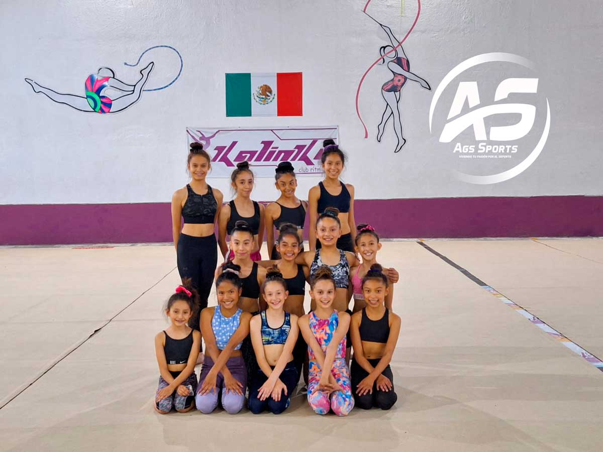 Gimnastas de Kalinka Aguascalientes, participan en la Copa Tampico 2024