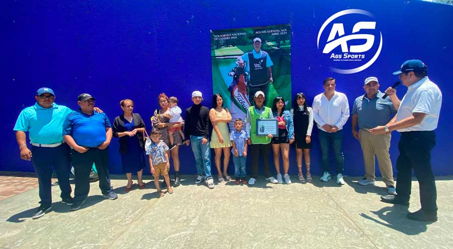 Homenajean al caddie Eutimio Suárez Álvarez por su trayectoria de 30 años