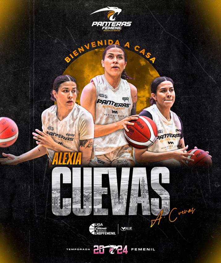 La aguascalentense Alexia Cuevas se suma a Panteras Femenil