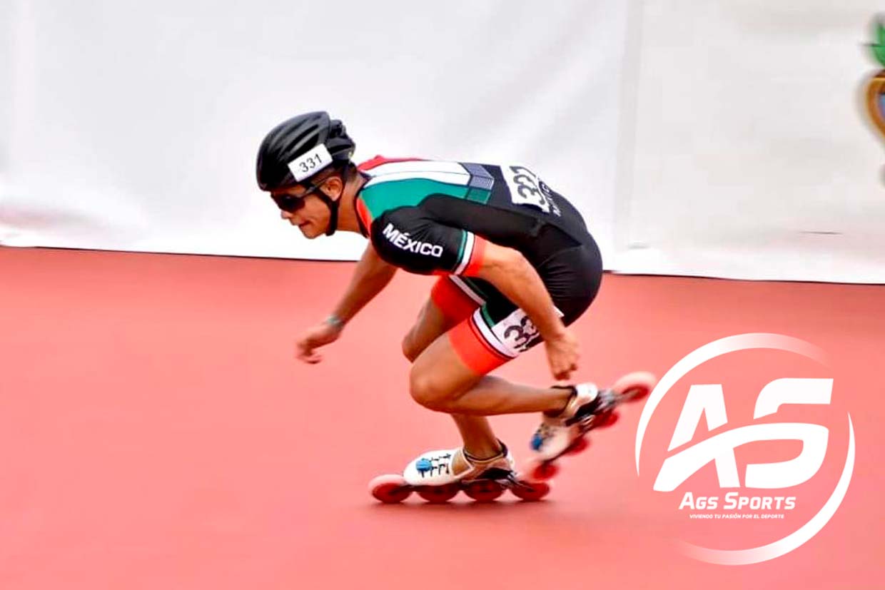 Patinador de Aguascalientes representará a México en competencia internacional en Europa