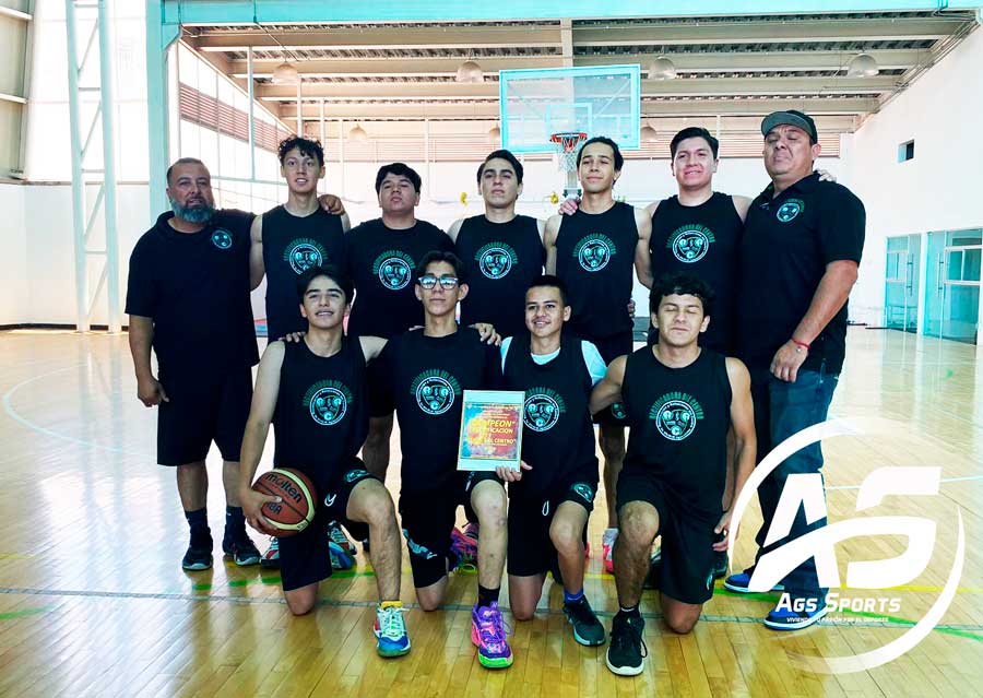 Rectificadora del Centro campeón de 2da Fuerza de la Liga Municipal de Basquetbol en Aguascalientes