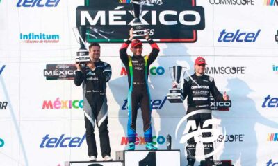 Rogelio Lópes consiguió su primer podio en la Nascar México Series 2024 en Chiapas