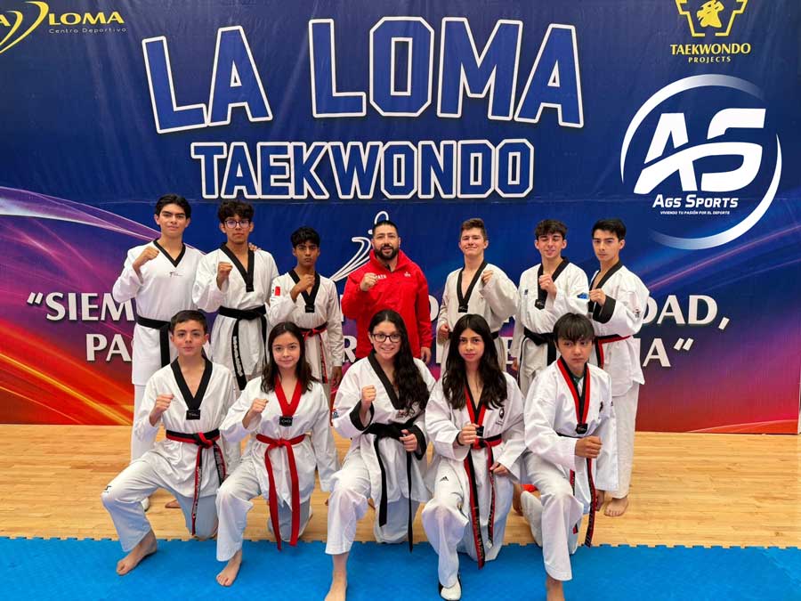 Taekwondoínes hidrocálidos participan en Campamento de Entrenamiento Nacional en SLP
