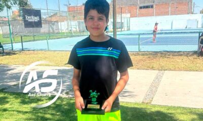Tenista Emmanuel Reza Martínez gana en el torneo de semana santa en SLP