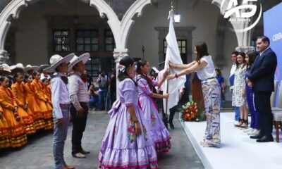 Abanderan a la delegación de Aguascalientes para los Juegos CONADE 2024.