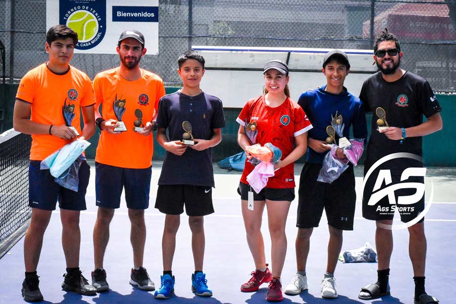 Academia Lara sobresale en el torneo de tenis de la FNSM 2024