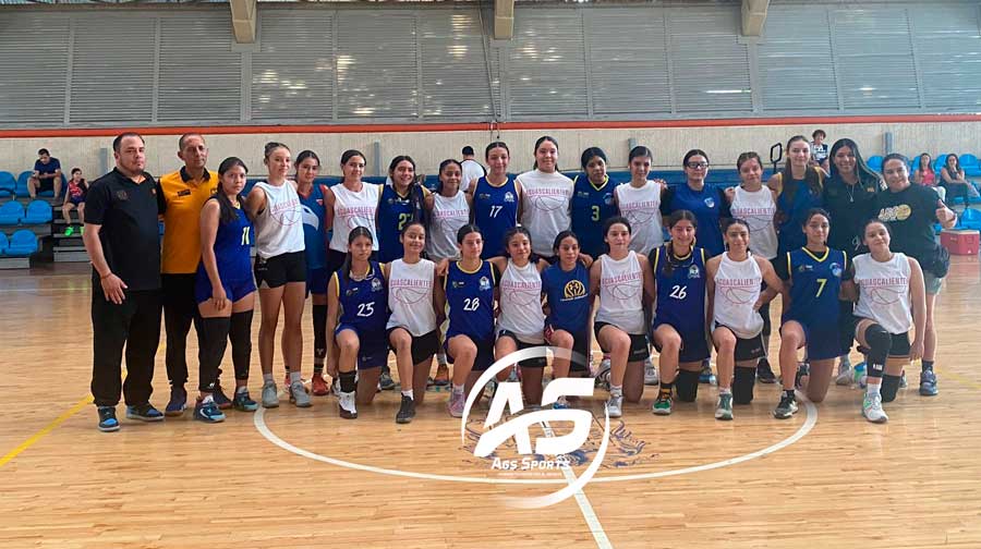 Aguascalientes domina el fogueo de basquetbol U-14 Femenil