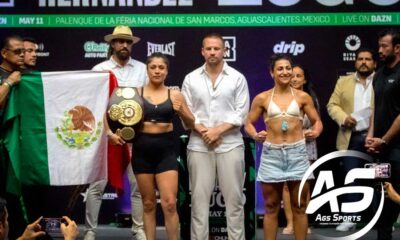 Boxeadores cumplieron con la báscula en el pesaje de la función de título Mundial que se tendrá en Aguascalientes