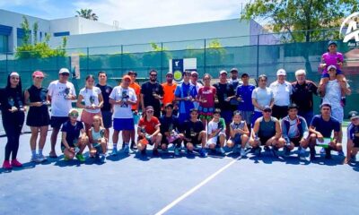 Premian a los campeones del torneo de tenis de la FNSM 2024 en el Club Futurama