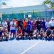 Premian a los campeones del torneo de tenis de la FNSM 2024 en el Club Futurama