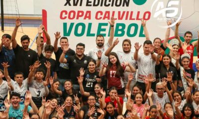 Tresa y Rojos de Jalisco, conquistaron la edición XVI de la Copa Calvillo de Voleibol