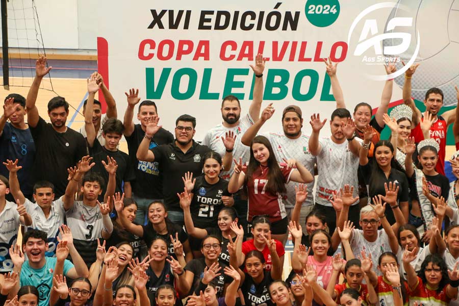 Tresa y Rojos de Jalisco, conquistaron la edición XVI de la Copa Calvillo de Voleibol