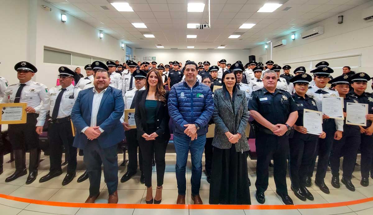Avanza la profesionalización de la Policía Municipal de Aguascalientes