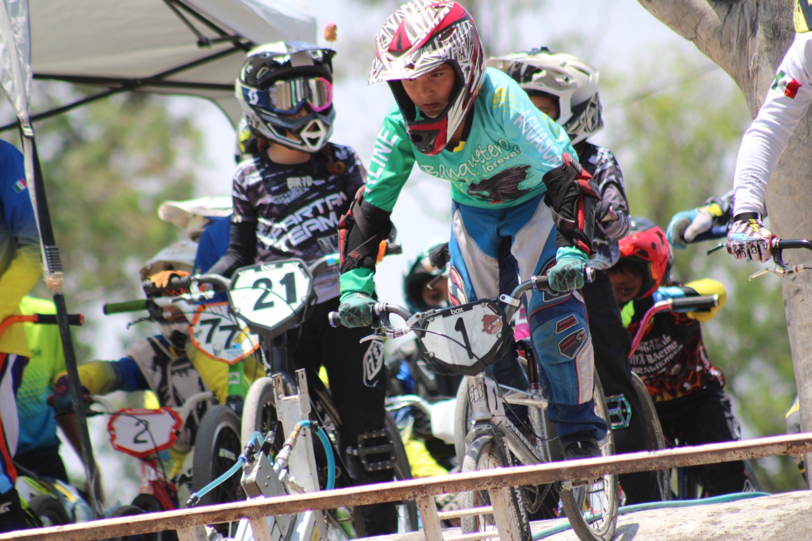Festejan el día del niño con la carrera de BMX en Aguascalientes