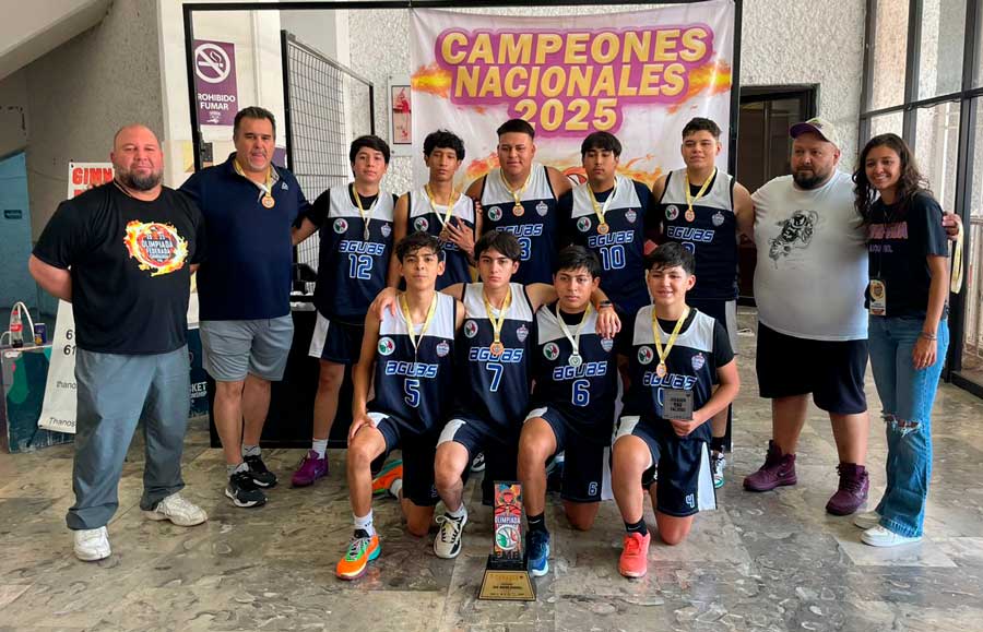 Aguascalientes destaca en la Olimpiada Federada de Basquetbol 2025