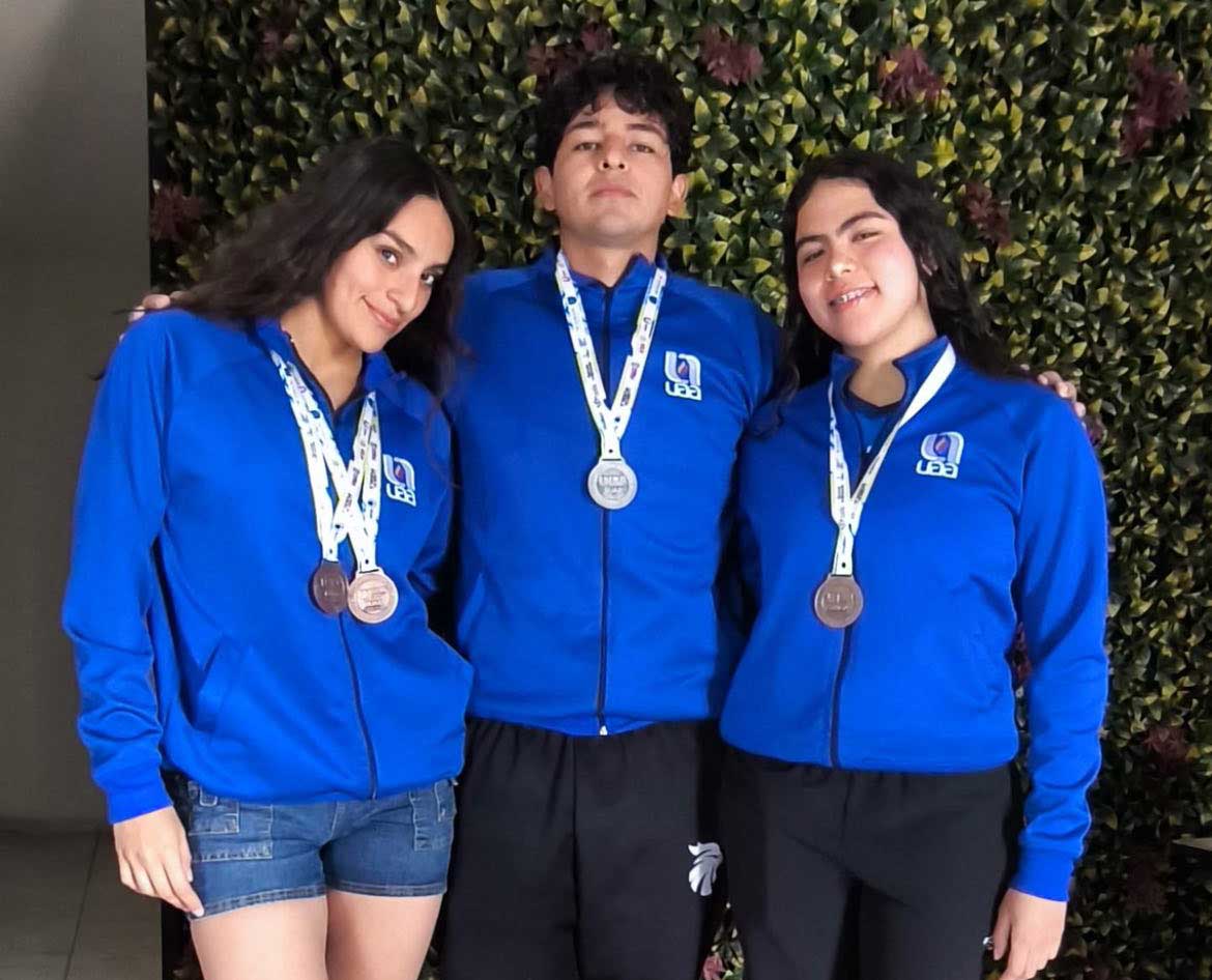 Con 4 medallas concluye participación la UAA en la natación de la Universiada Nacional 2025