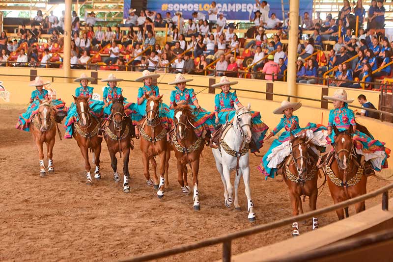 Escaramuzas de Aguascalientes ganan plata y bronce en la Olimpiada Nacional 2025