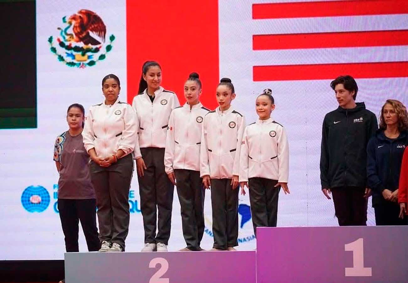 Gimnasia de Aguascalientes gana plata en Panamericano en Asunción Paraguay