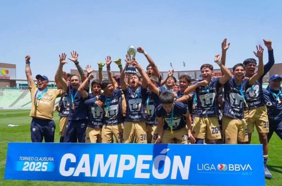 Hidrocálido es campeón Sub 17 de Futbol con Pumas