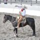 Jovenes charros presentes en la charreada de FNSM 2025
