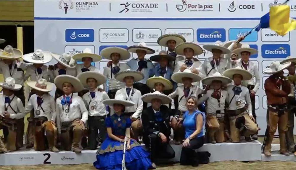 Plata para Aguascalientes en los Charros de la Olimpiada Nacional 2025