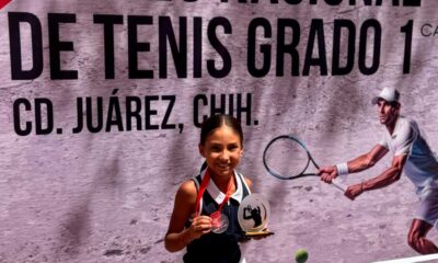 Tenista de Pulgas Pandas campeona Nacional de G-1 en Chihuahua