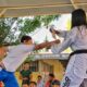Alumnos de primaria presentan examen de Taekwondo en Jesús María