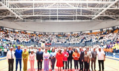 Gobernadora de Aguascalientes inaugura las jornadas deportivas del Magisterio 2025