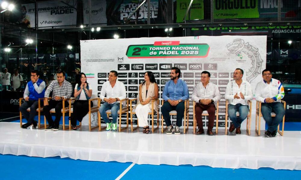Aguascalientes sede del 2do Nacional de Pádel 2025