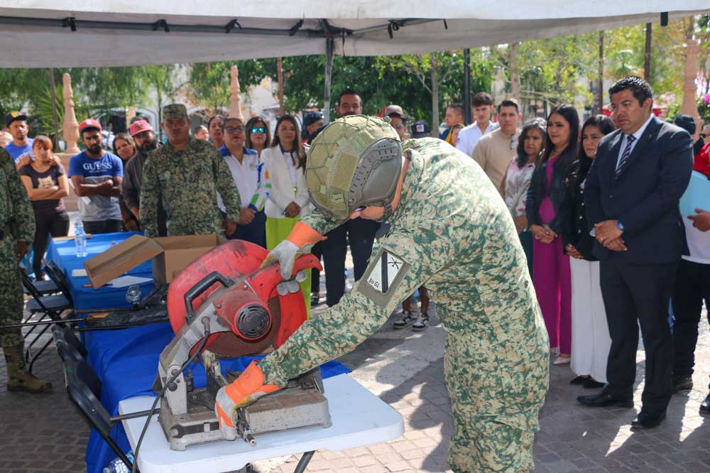 Arranca en Jesús María campaña de canje de armas en coordinación con la SEDENA