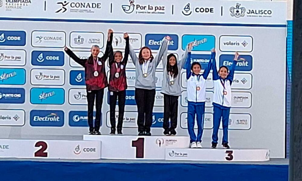 Bronce para Aguascalientes en Natación Artística de la Olimpiada Nacional