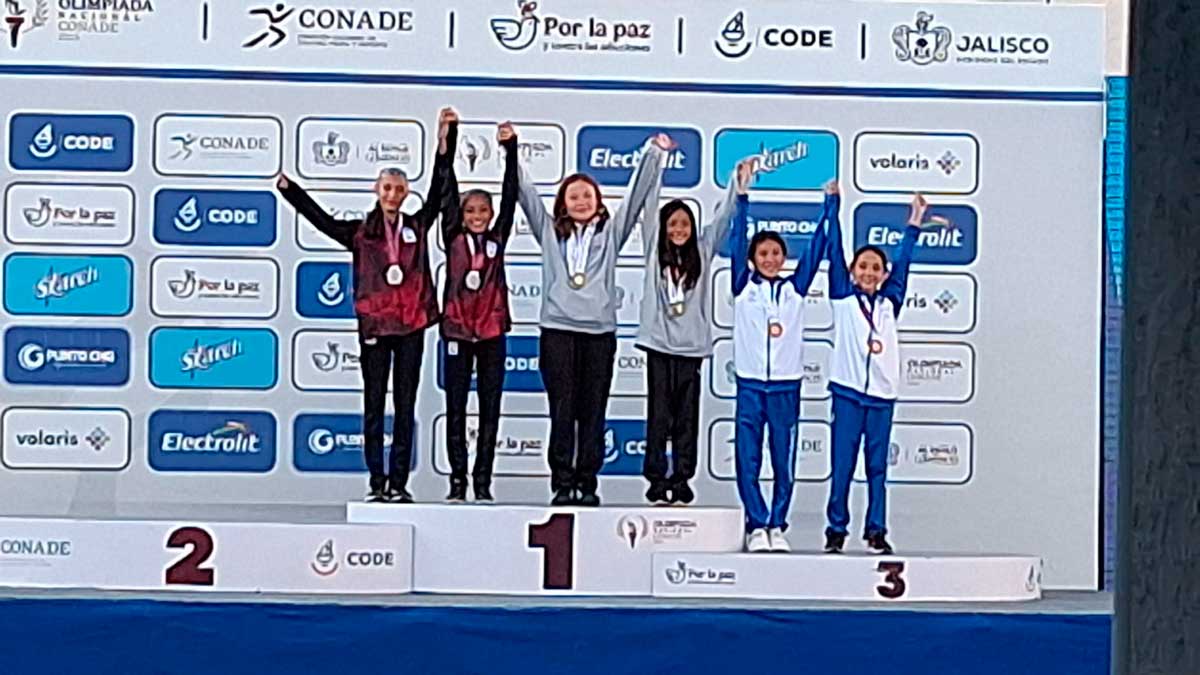 Bronce para Aguascalientes en Natación Artística de la Olimpiada Nacional