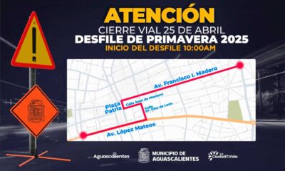 Habrá cierre de calles en el centro de la ciudad por el Desfile de Primavera 2025