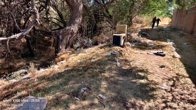 Llevó a cabo Municipio de Aguascalientes jornada de prevención y mantenimiento en el área natural protegida en cobos