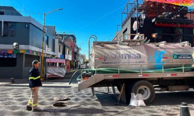 Mantiene MIAA monitoreo de alcantarillado en la zona de la Feria de San Marcos