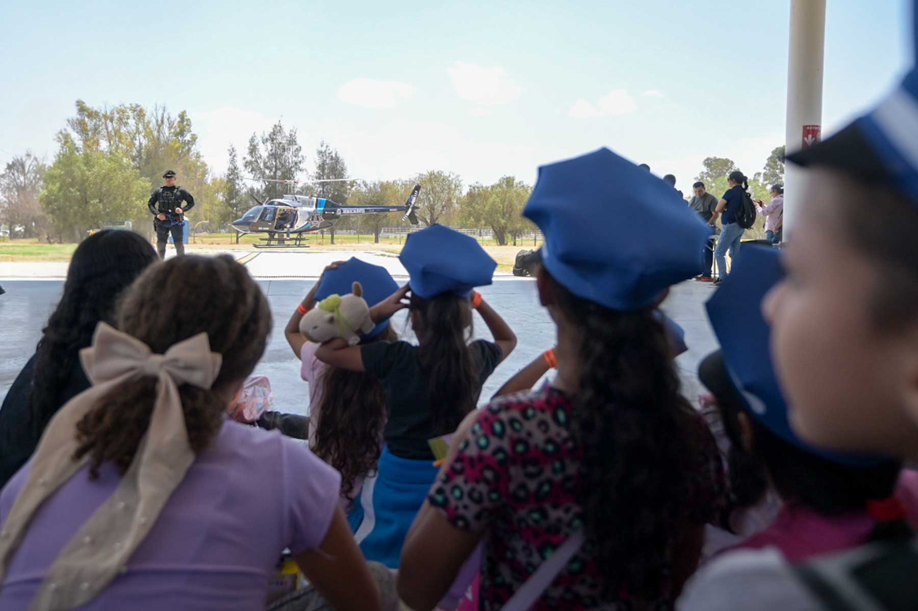 Niños Migrantes participan en feria de prevención de la Secretaría de Seguridad Pública Municipal