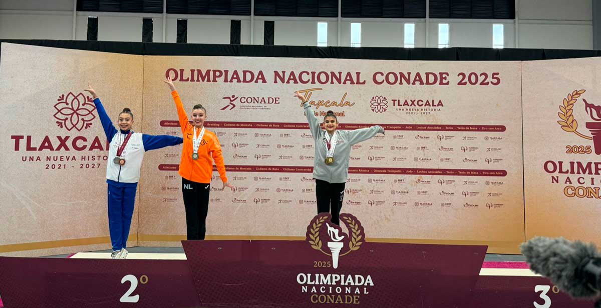 Oro y bronce para Aguascalientes en la Gimnasia Rítmica
