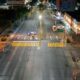 Supervisa Leo Montañez trabajos nocturnos de mantenimiento en cruceros y pasos a desnivel
