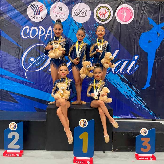 Aguascalientes brilla en la Copa Nacional Shadday de Gimnasia Rítmica
