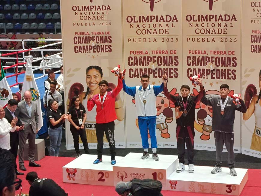 Aguascalientes cierra la Olimpiada Nacional con 3 medallas en el boxeo